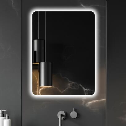 25472_AMBIENTE ROUNDED LED ZRCADLO AMIRRO 80 X 60 CM MIRROR P